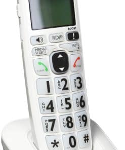 Teléfono inalámbrico para extensión Clarity D704HS para