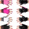 Guantes de Pole Dance Mighty Grip negros con tiras