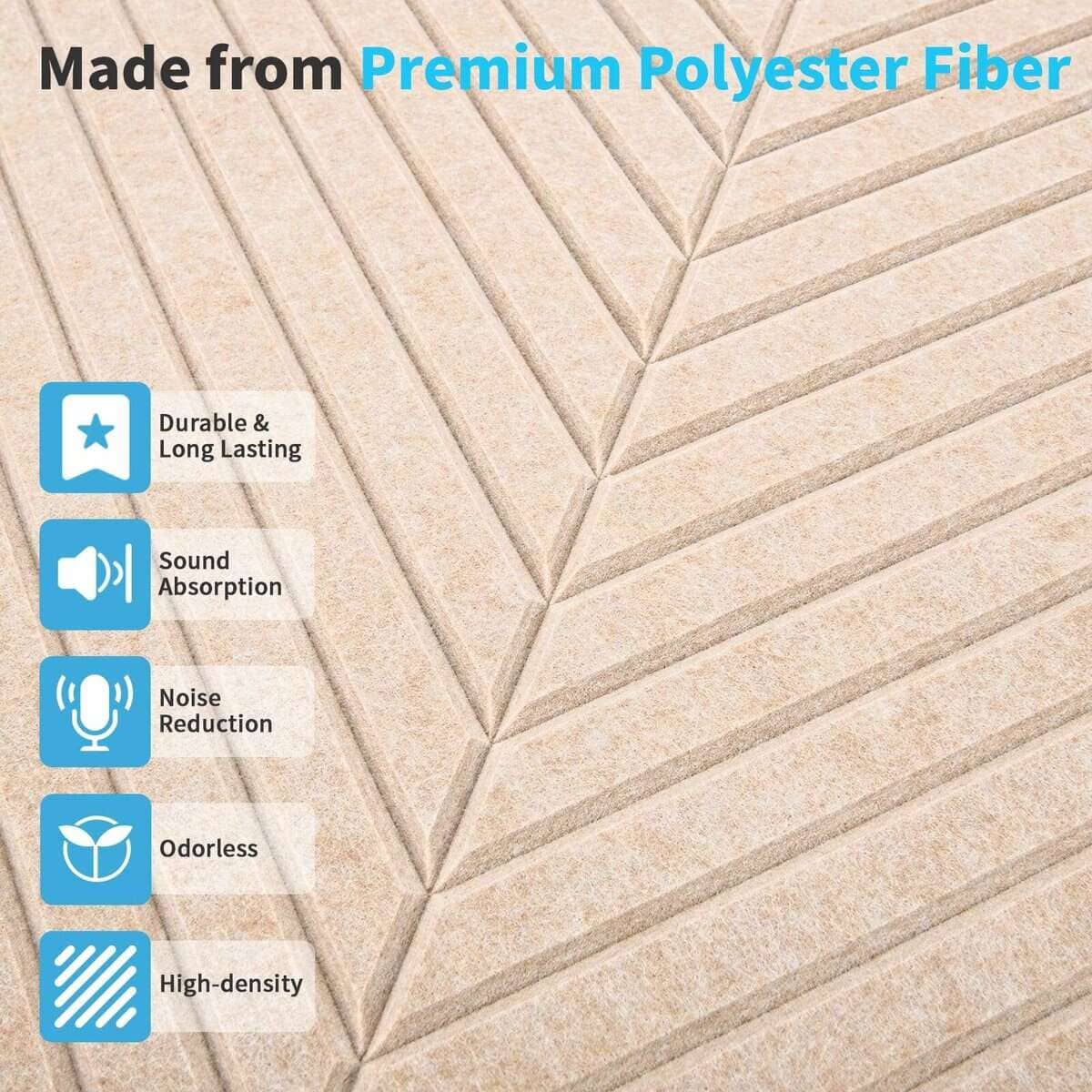 Panel Acústico Autoadhesivo Art3d de 6 Piezas para - Imagen 6