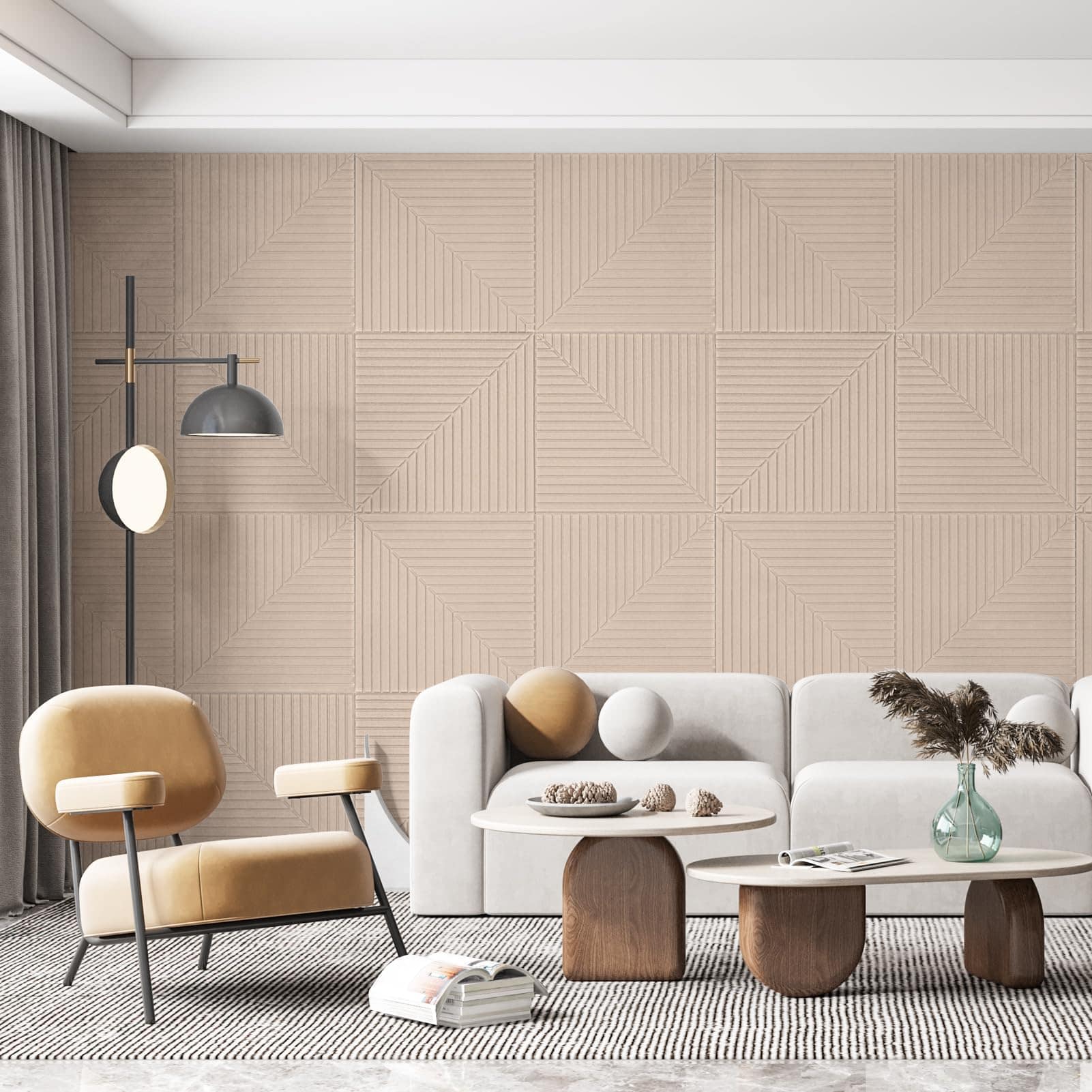 Panel Acústico Autoadhesivo Art3d de 6 Piezas para - Imagen 3