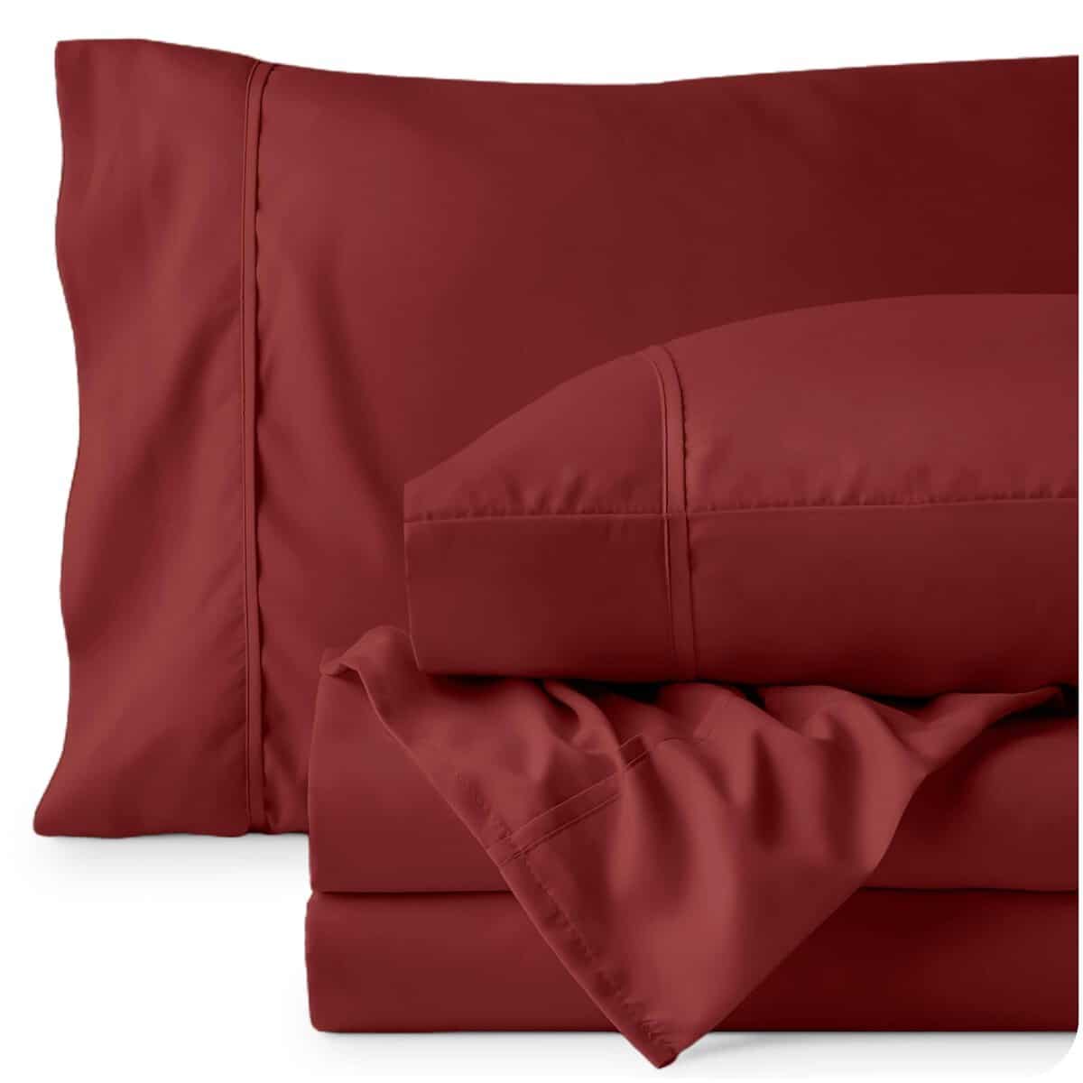 Juego de Sábanas Twin XL Bare Home - 1800 -Rosewood - Imagen 10