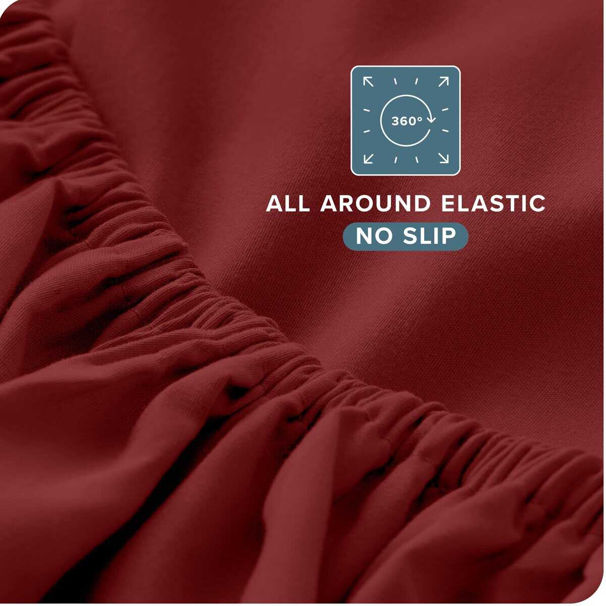 Juego de Sábanas Twin XL Bare Home - 1800 -Rosewood - Imagen 7