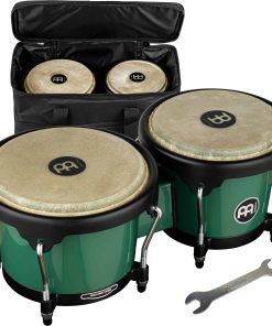 Meinl Percussion Bongos con Bolsa y Llave de -Verde Bosque