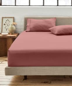 Sábana Ajustable Twin 100% Algodón Orgánico Bare Home -