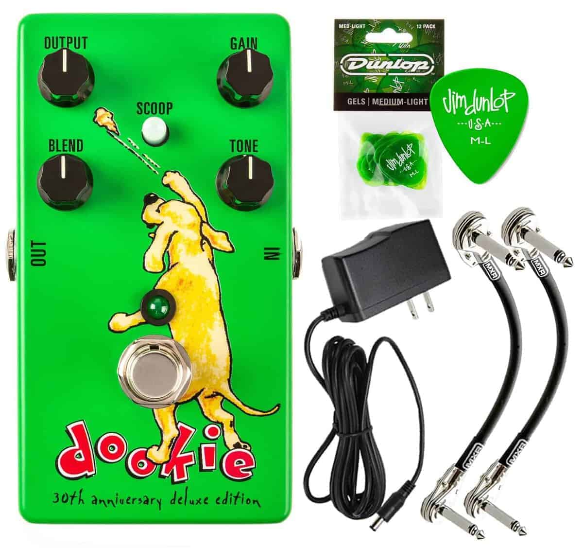 Pedal MXR DD30 Green Day Dookie Drive/Crunch Gain - Edición