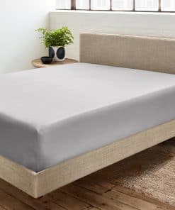 Sábana Ajustable de 100% Algodón Orgánico Sateen Bare Home