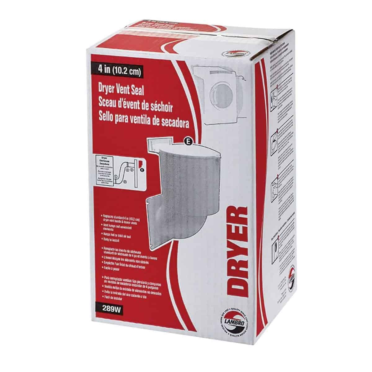 Sello de ventilación para secadora Lambro 289W, 4" - Imagen 6