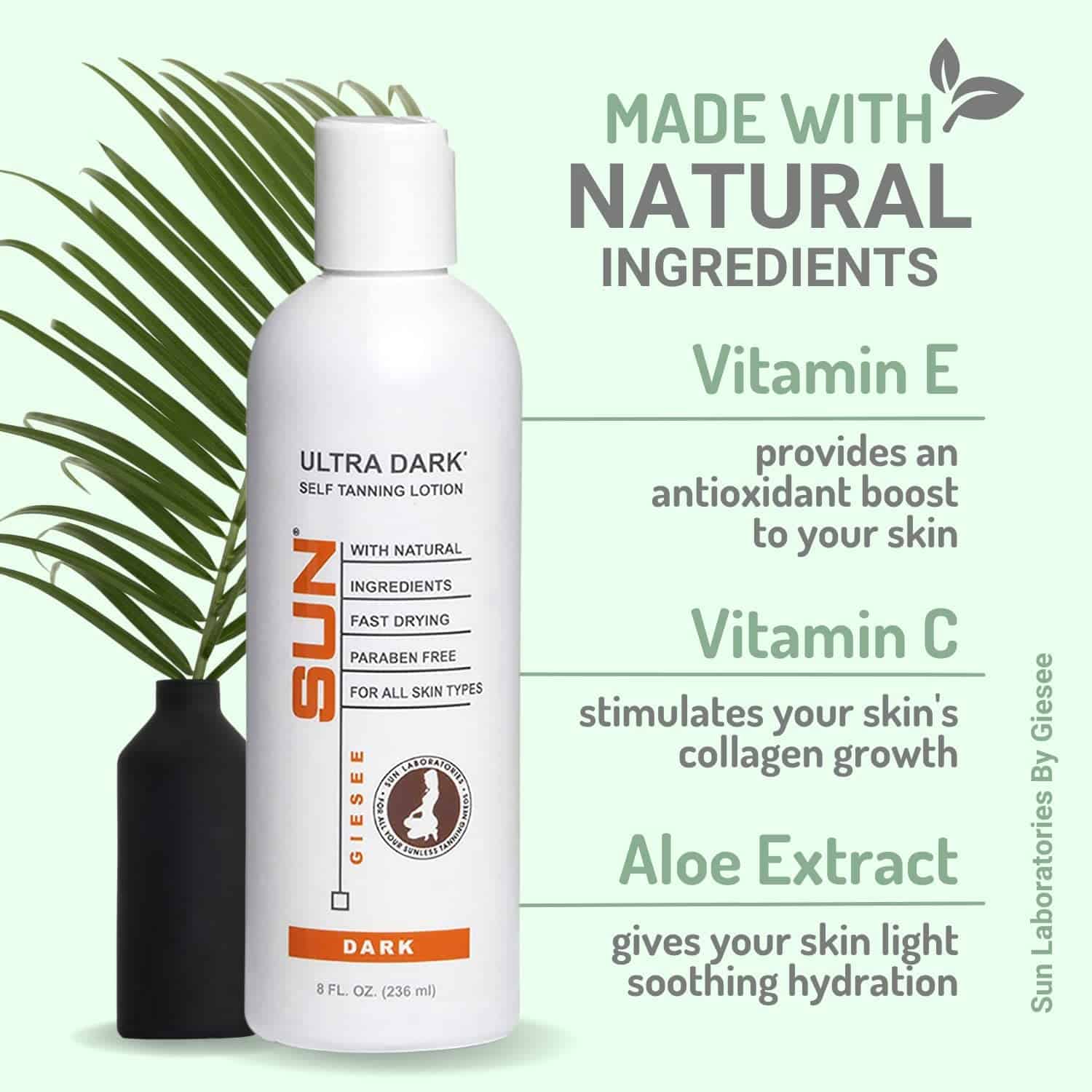 Sun Laboratories By Giesee Loción Autobronceadora, - Imagen 4