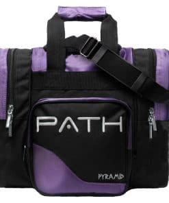 Bolso Deluxe de una Solapa Pyramid Path Pro - Negro/Morado
