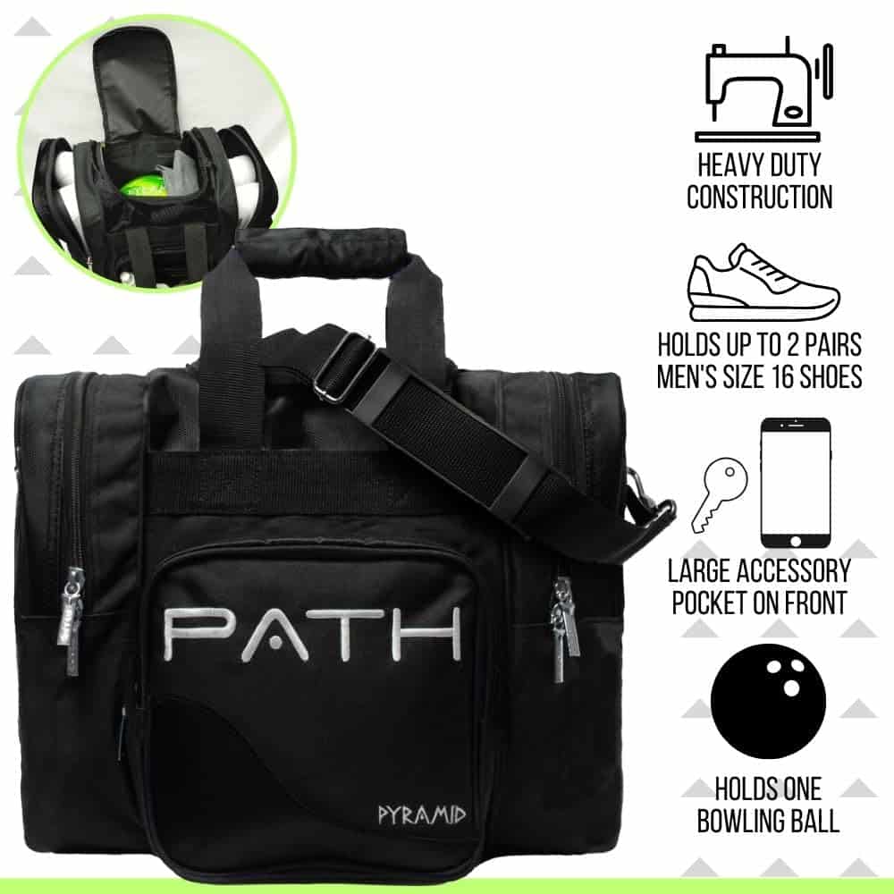 Tote Individual Deluxe Pyramid Path Pro - Negro/Negro - Imagen 3