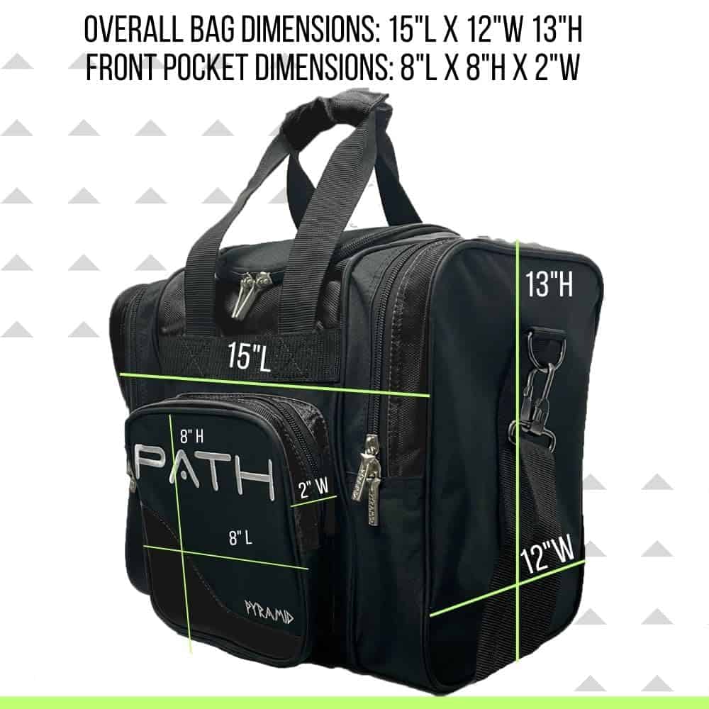 Tote Individual Deluxe Pyramid Path Pro - Negro/Negro - Imagen 6