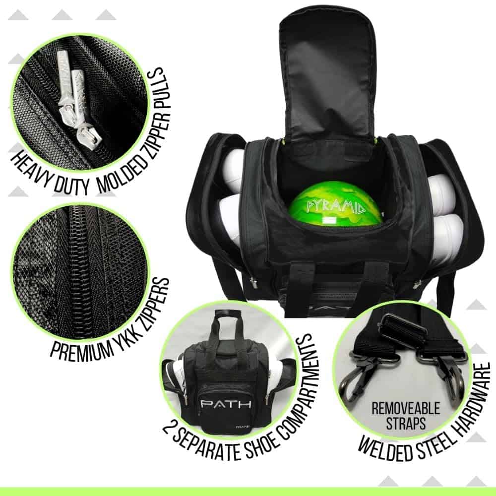 Tote Individual Deluxe Pyramid Path Pro - Negro/Negro - Imagen 4