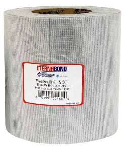 Cinta de Poliéster Tejido EternaBond WebSeal Blanca 6" x50'