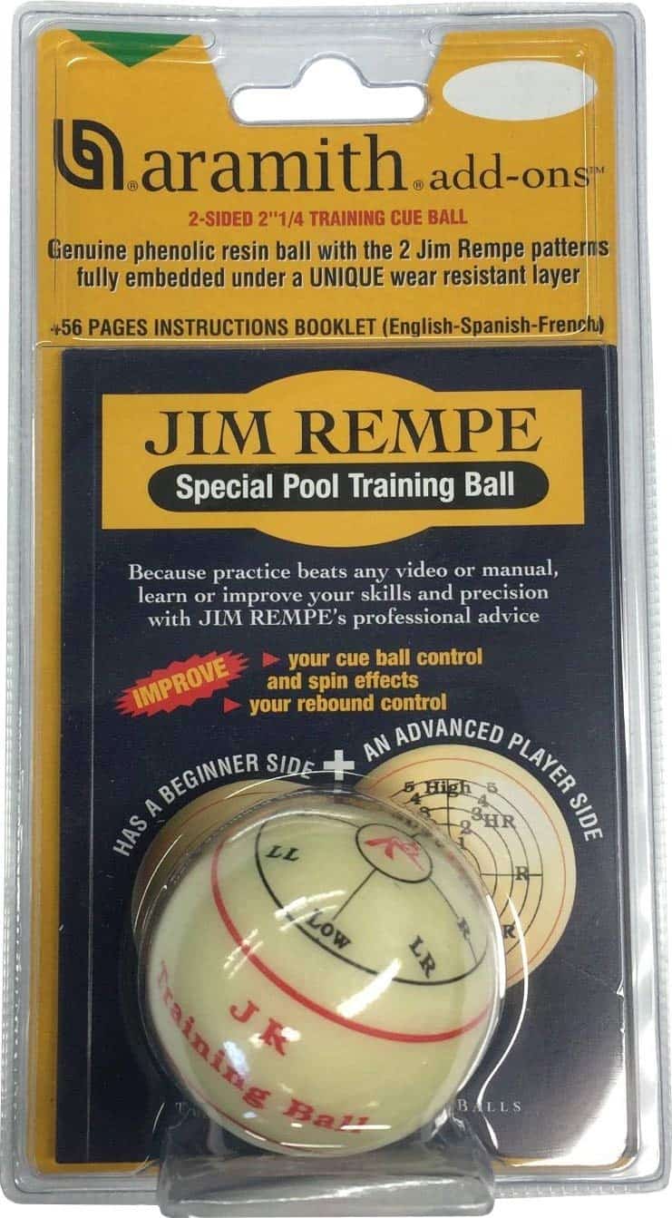 Bola de Entrenamiento Jim Rempe de Aramith 2-1/4' para