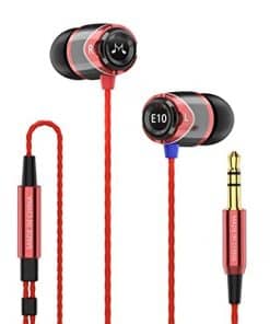 Audífonos con cable SoundMAGIC E10 sin -Rojo