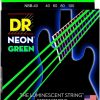 Cuerdas para bajo DR Strings HI-DEF NEON (NGB-40) - Verde