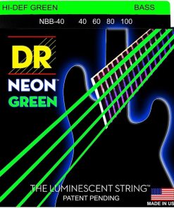 Cuerdas para bajo DR Strings HI-DEF NEON (NGB-40) - Verde