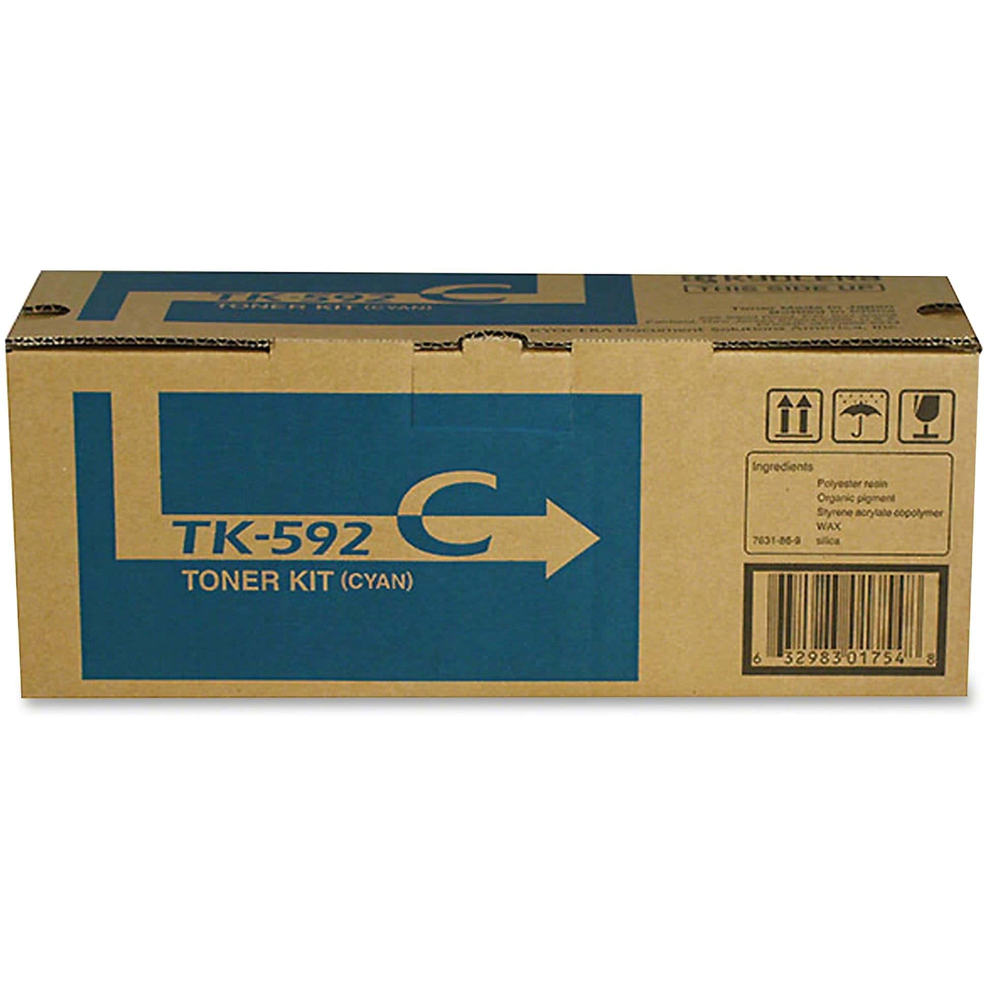 Tóner Kyocera Tk592c, 5,000 Páginas, Cian