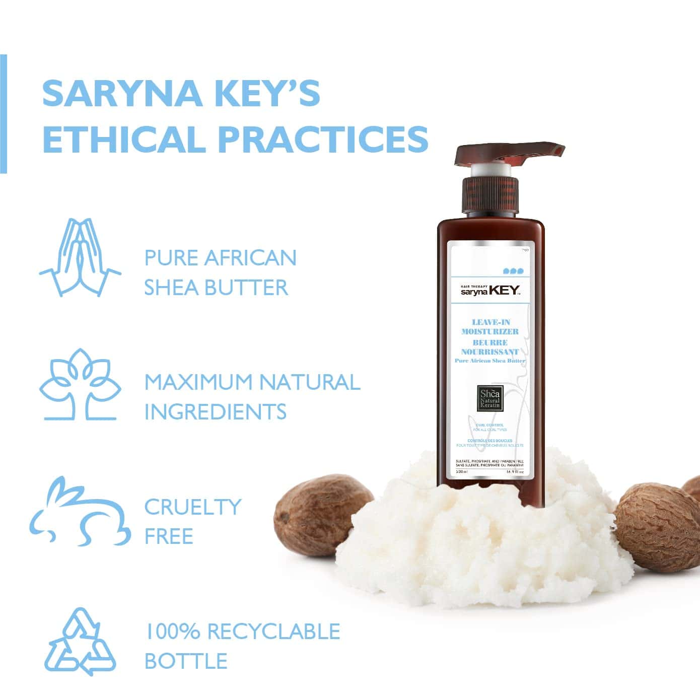 Saryna Key Curl Control Leave-In Moisturizer (500ml/16.9oz) - Imagen 7