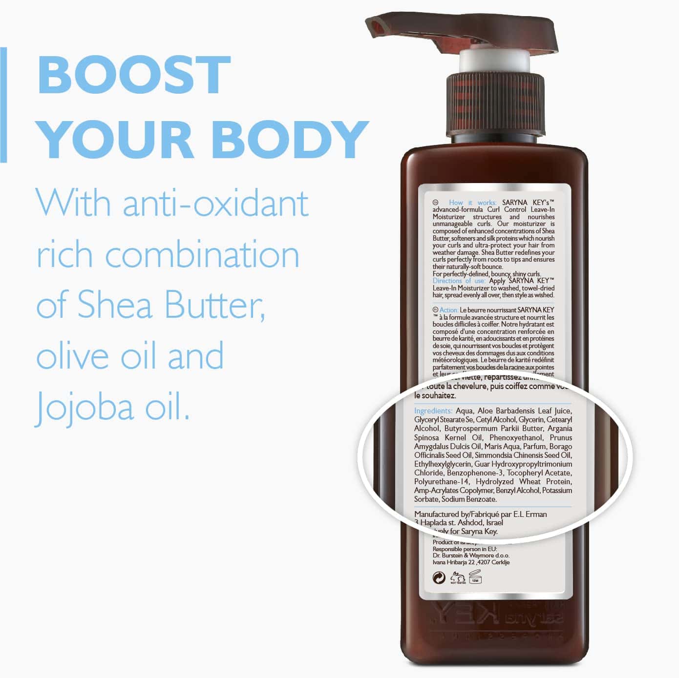 Saryna Key Curl Control Leave-In Moisturizer (500ml/16.9oz) - Imagen 3