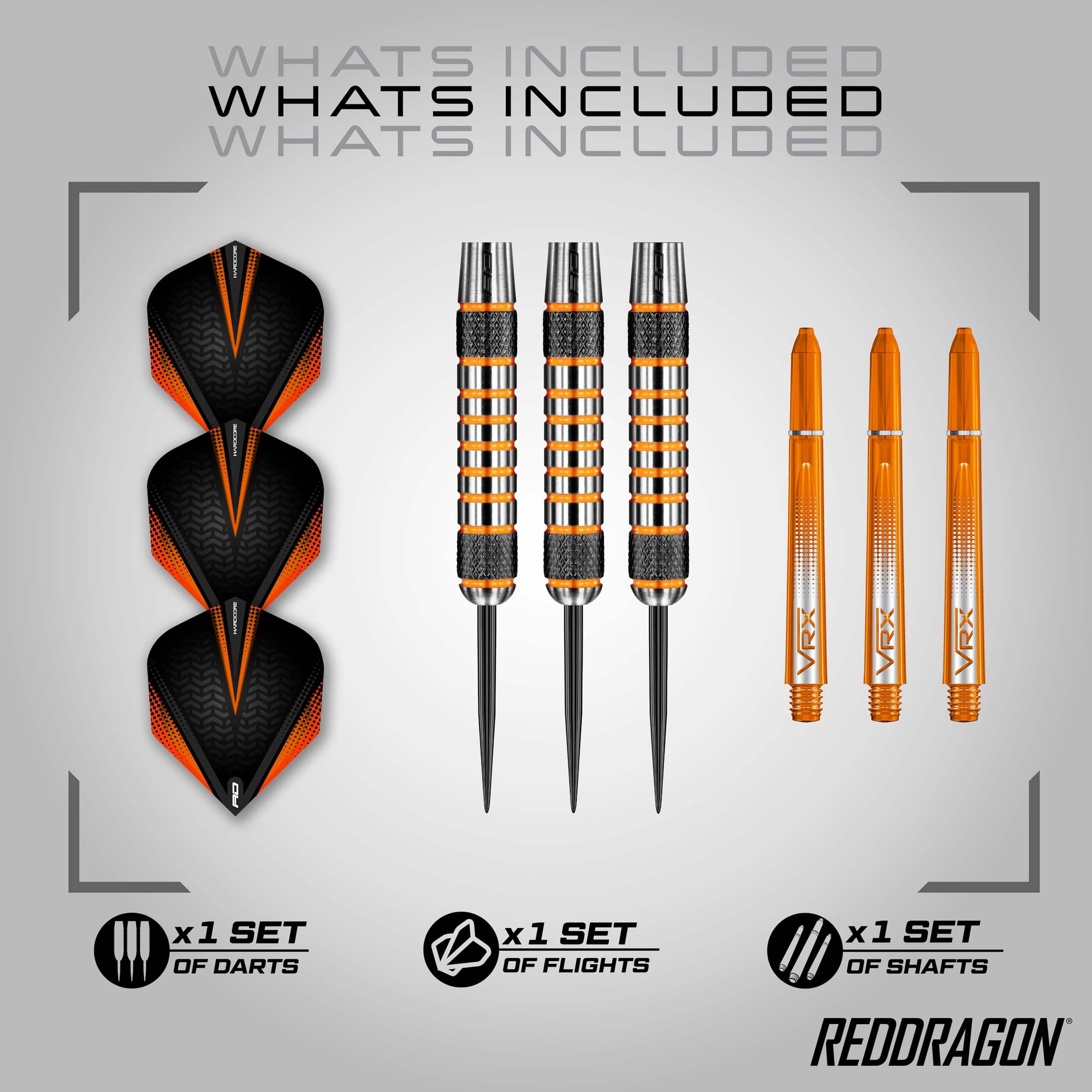 RED DRAGON Amberjack 7: Set de Dardos de Tungsteno de 26g - Imagen 3