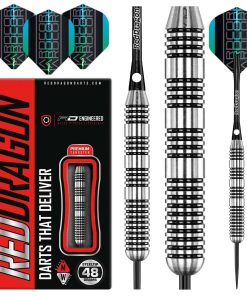 Set de Dardos Bunker Buster de Tungsteno Red Dragon 48g con