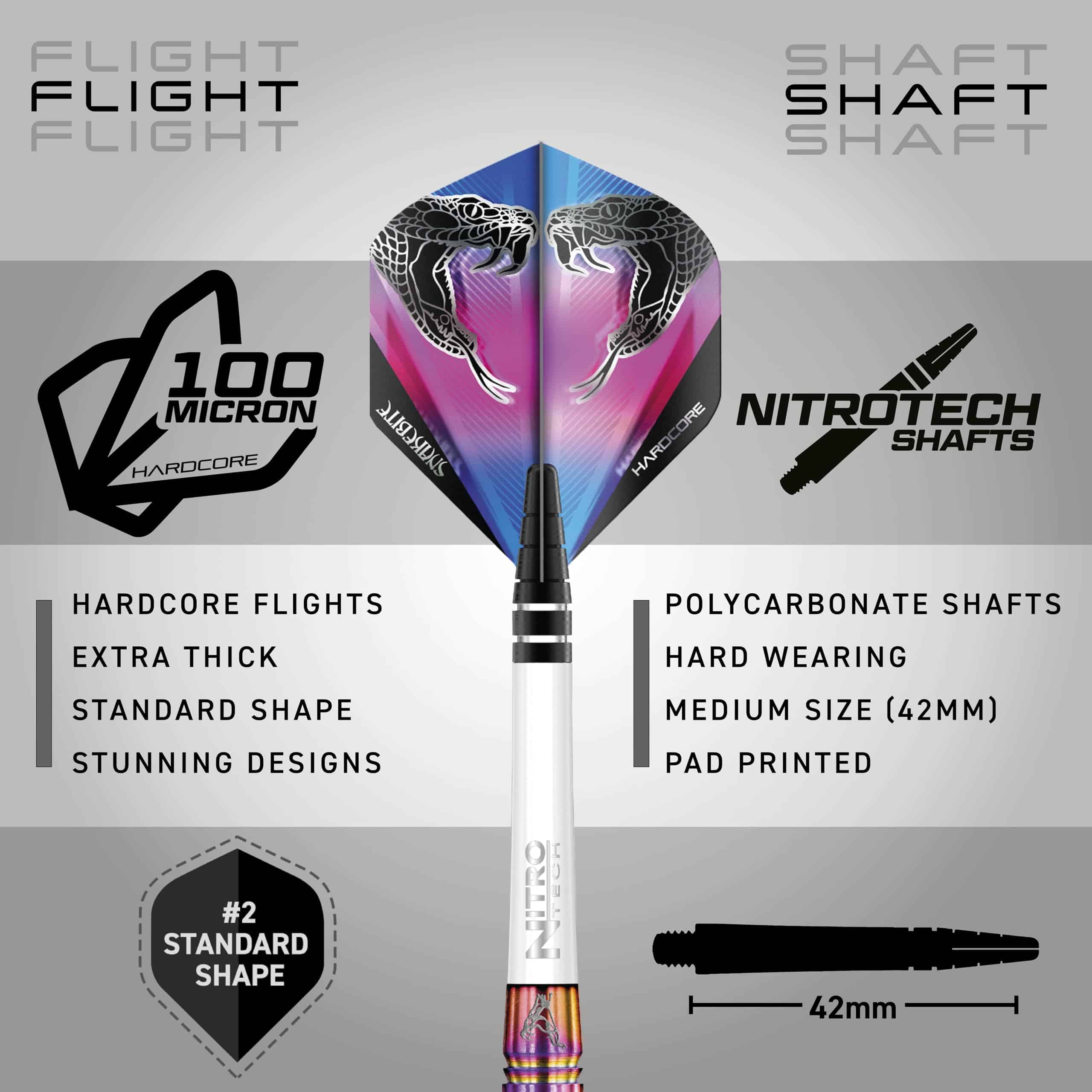 RED DRAGON Peter Wright Snakebite 1: Set de dardos de - Imagen 4