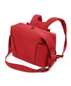 Bolso Cambiador Stokke Xplory X, Rojo Rubí - Se Convierte