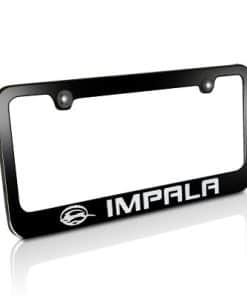 Marco de Placa de Metal Negro para Automóvil GM Chevrolet