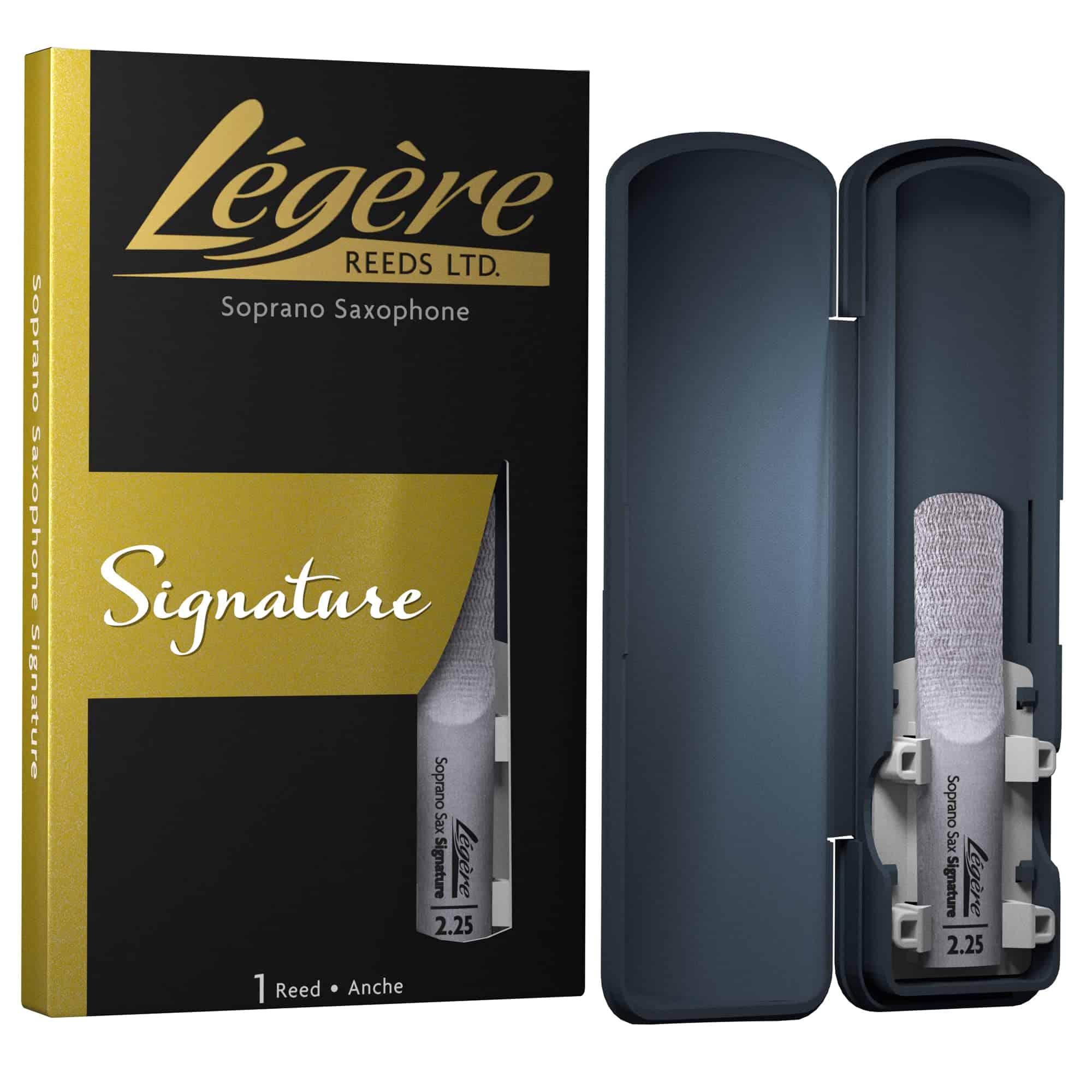 Légère Reeds - Caña de saxofón soprano, -Transparente