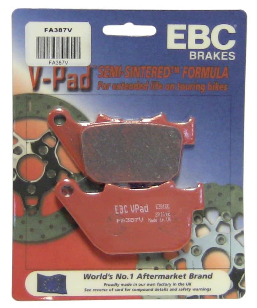 Pastilla de Freno de Disco Semimentalica EBC Brakes FA387V