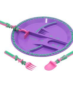 Set de Platos y Cubiertos Constructive Eating - Hecho en