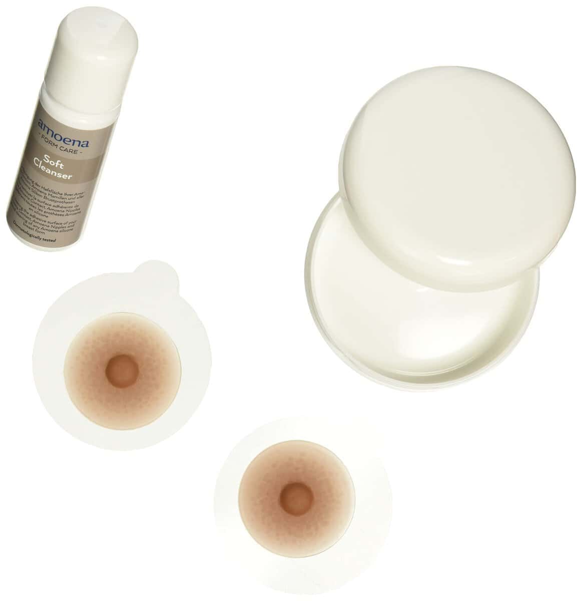 Amoena Set de Pezones para Mujer Bronce, Tamaño Mediano