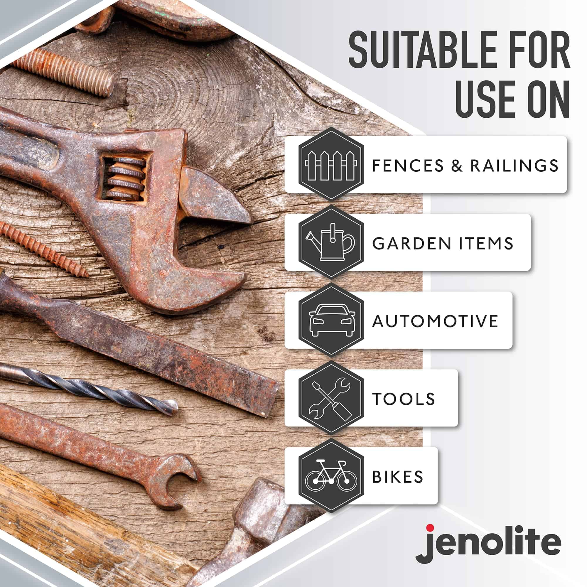 Removedor de óxido original JENOLITE para metal - Líquido - Imagen 5