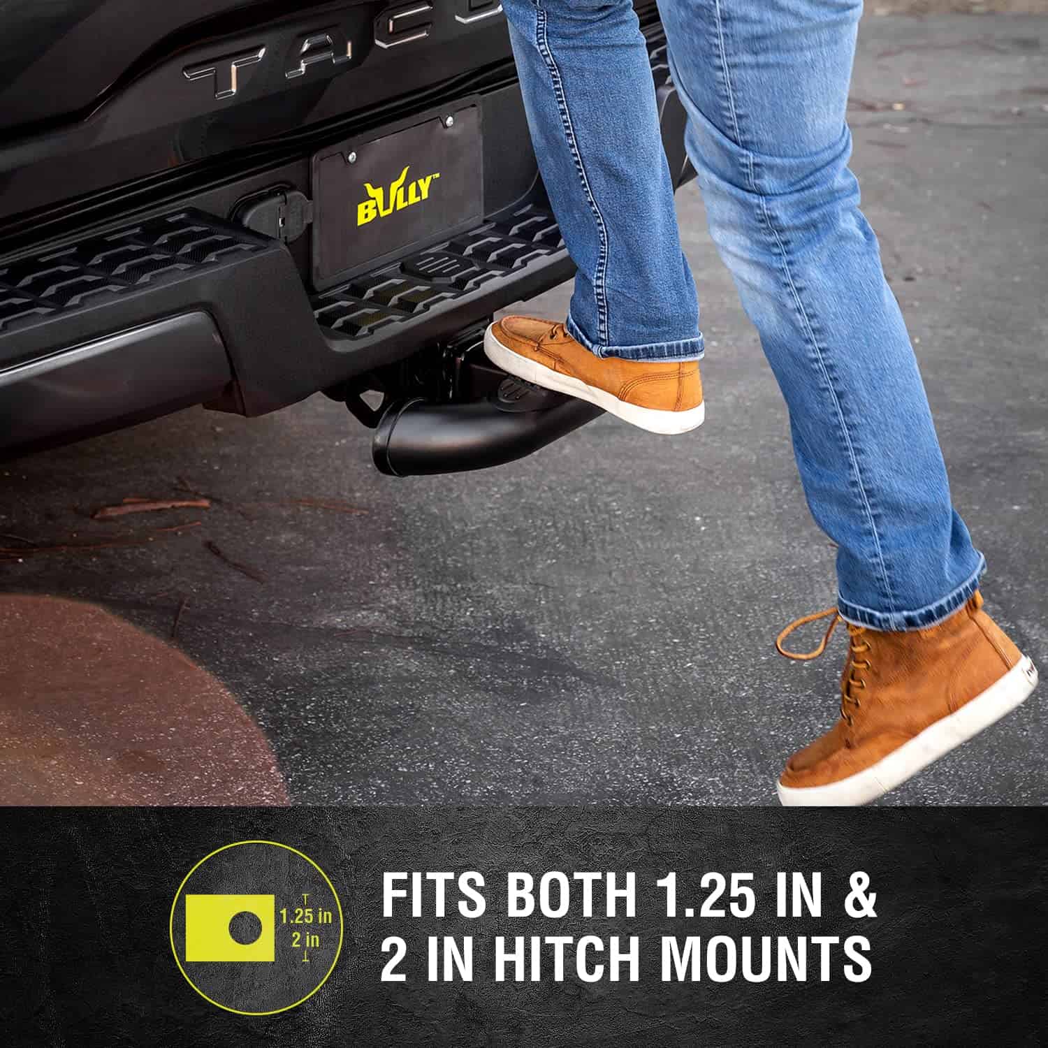 Bully BBS-1104L Black Bull Series Steel Universal Fit Truck - Imagen 8