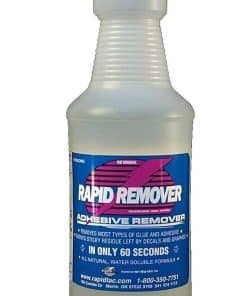 Removedor rápido de adhesivos para vinilos, gráficos,