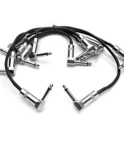 Seismic Audio - SAGPC6-V - Paquete de 6 Cables de Pedal de