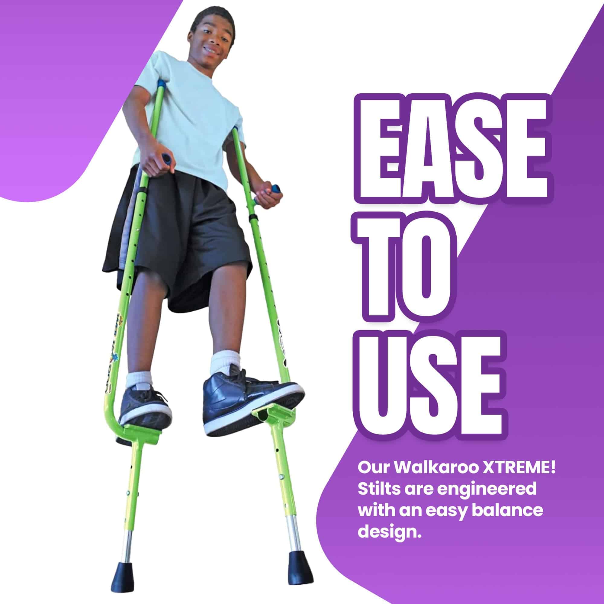 Geospace Adjustable Walkaroo Xtreme Steel -Green - Imagen 6