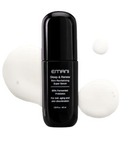 Suero facial Emani Sleep and Renew con propiedades