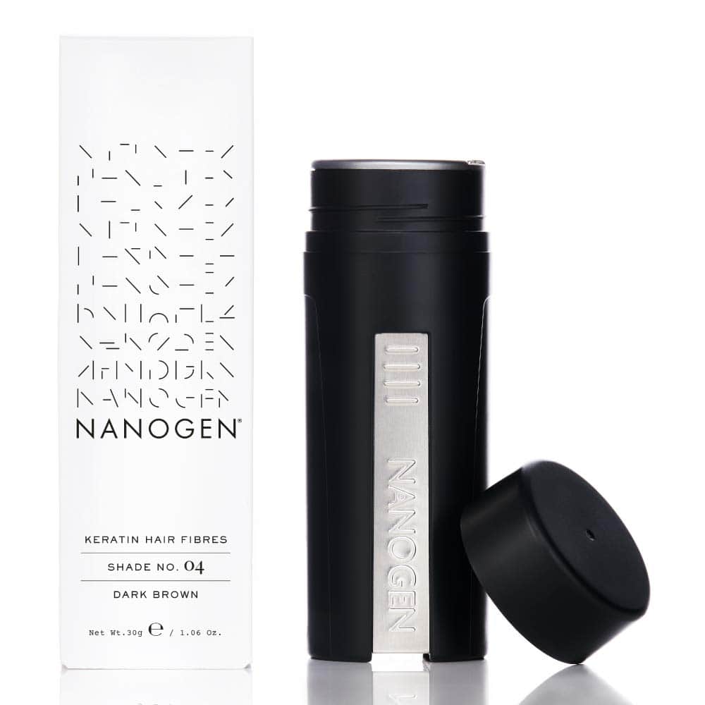 Fibras Espesantes de Cabello Nanogen Marrón Oscuro 30 Gramos