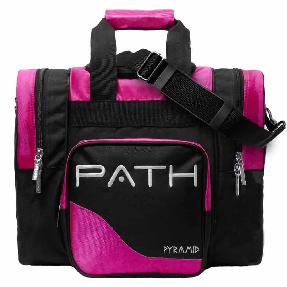 Bolso de una Toma Deluxe Path Pro de Pyramid - Negro/Rosa