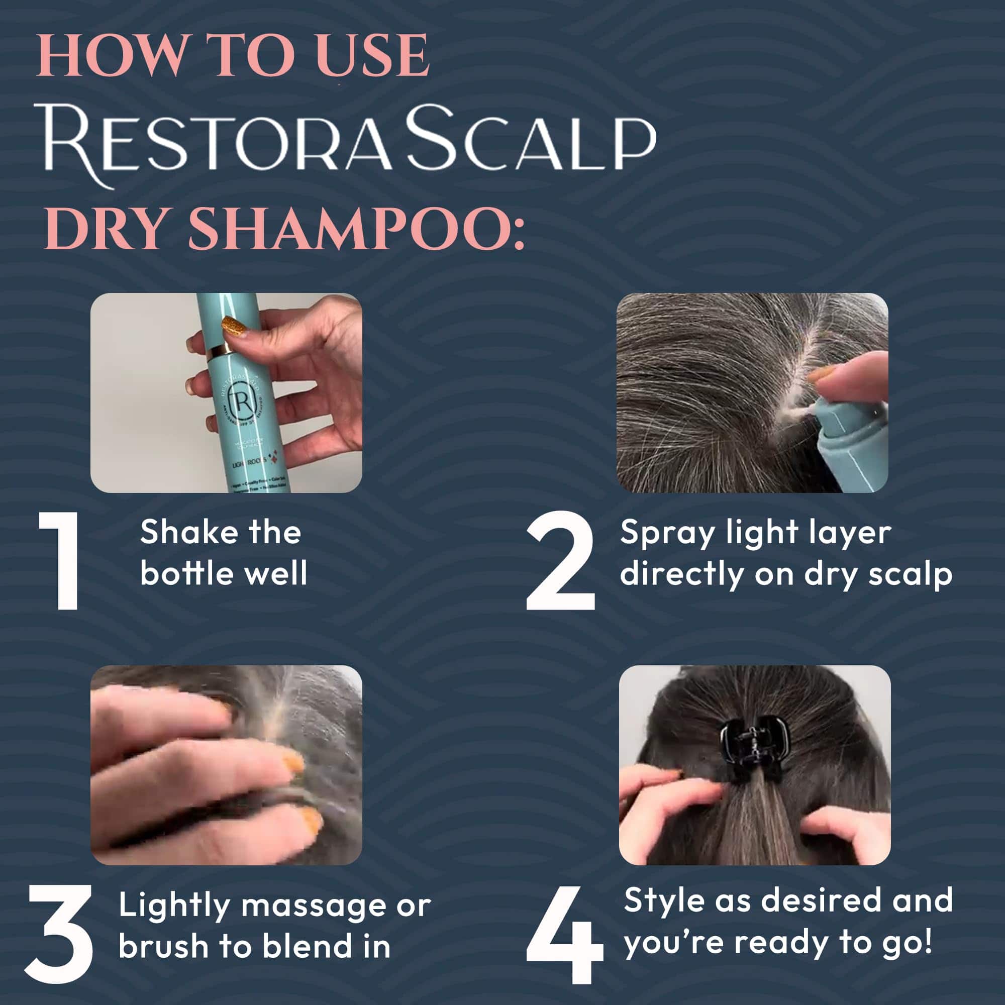 Champú en Seco Medicado RestoraScalp para Tratamiento de la - Imagen 4