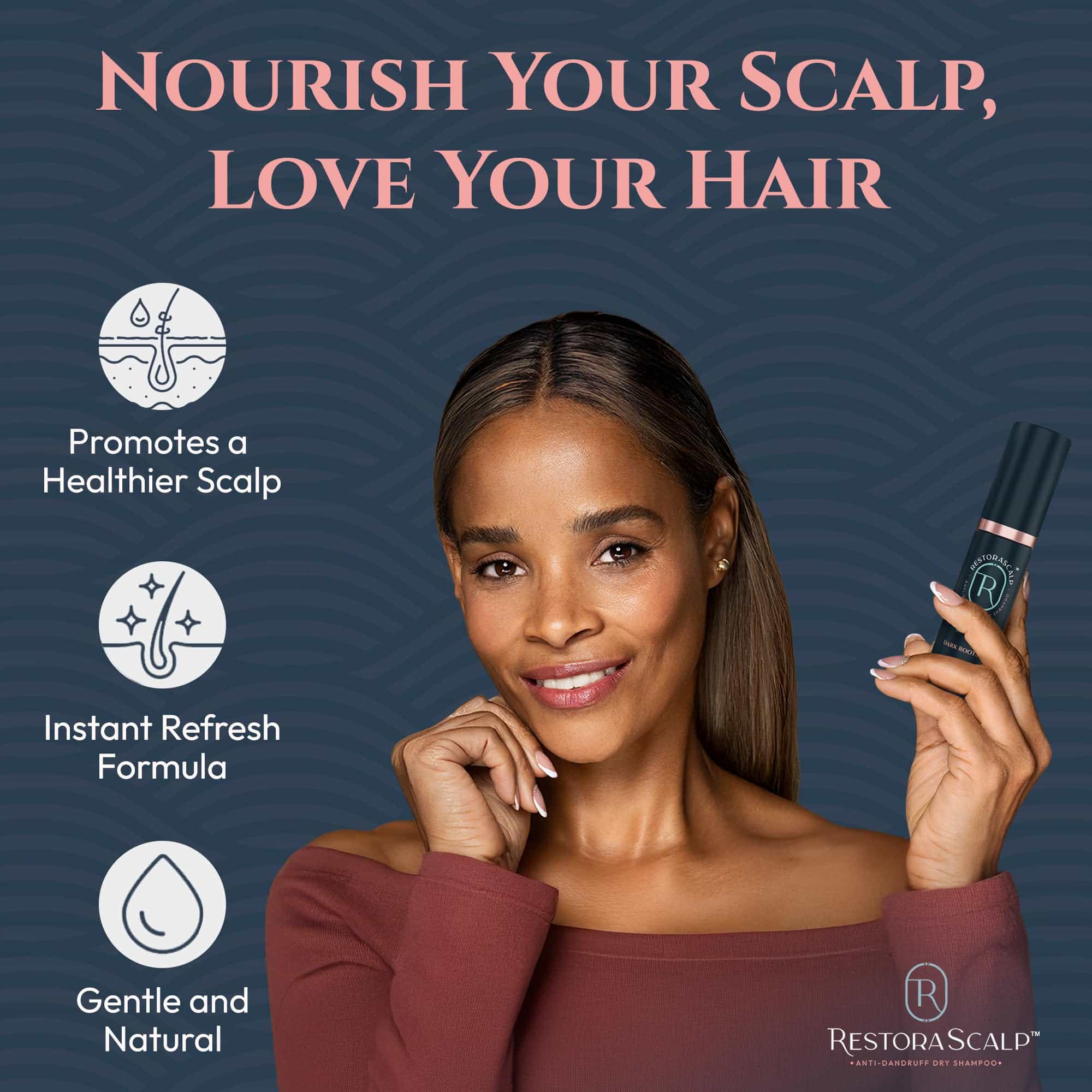 Champú en Seco Medicado RestoraScalp para Tratamiento de la - Imagen 3