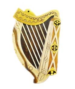 Placa de Arpa Irlandesa de Madera Royal Tara Diseñada