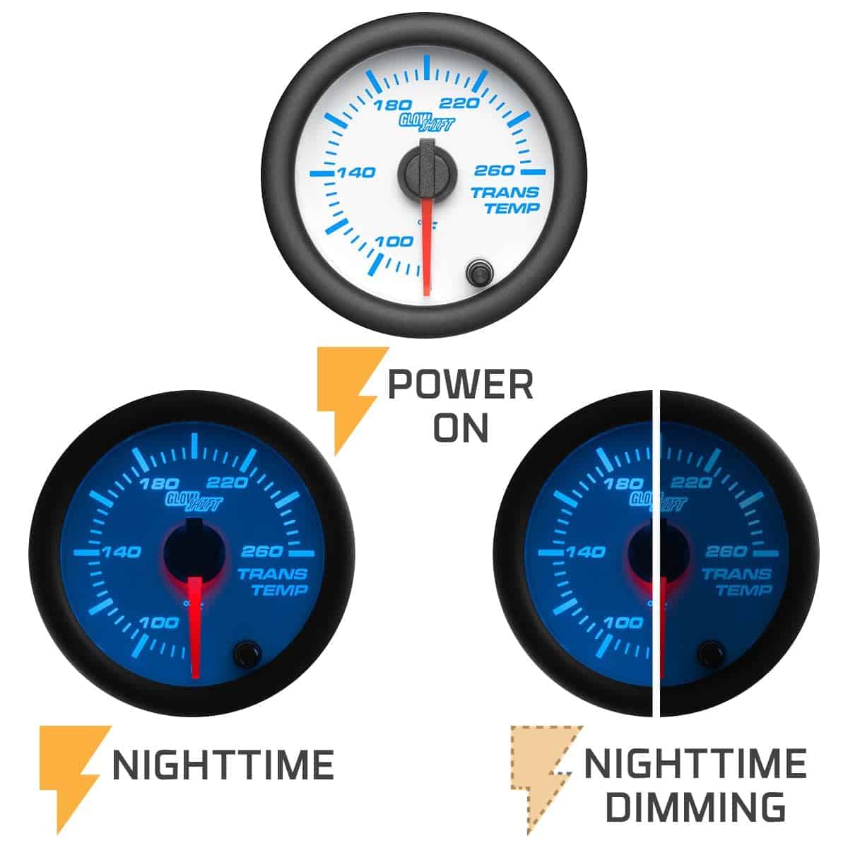 Kit de medidor de temperatura automática GlowShift White 7 - Imagen 6