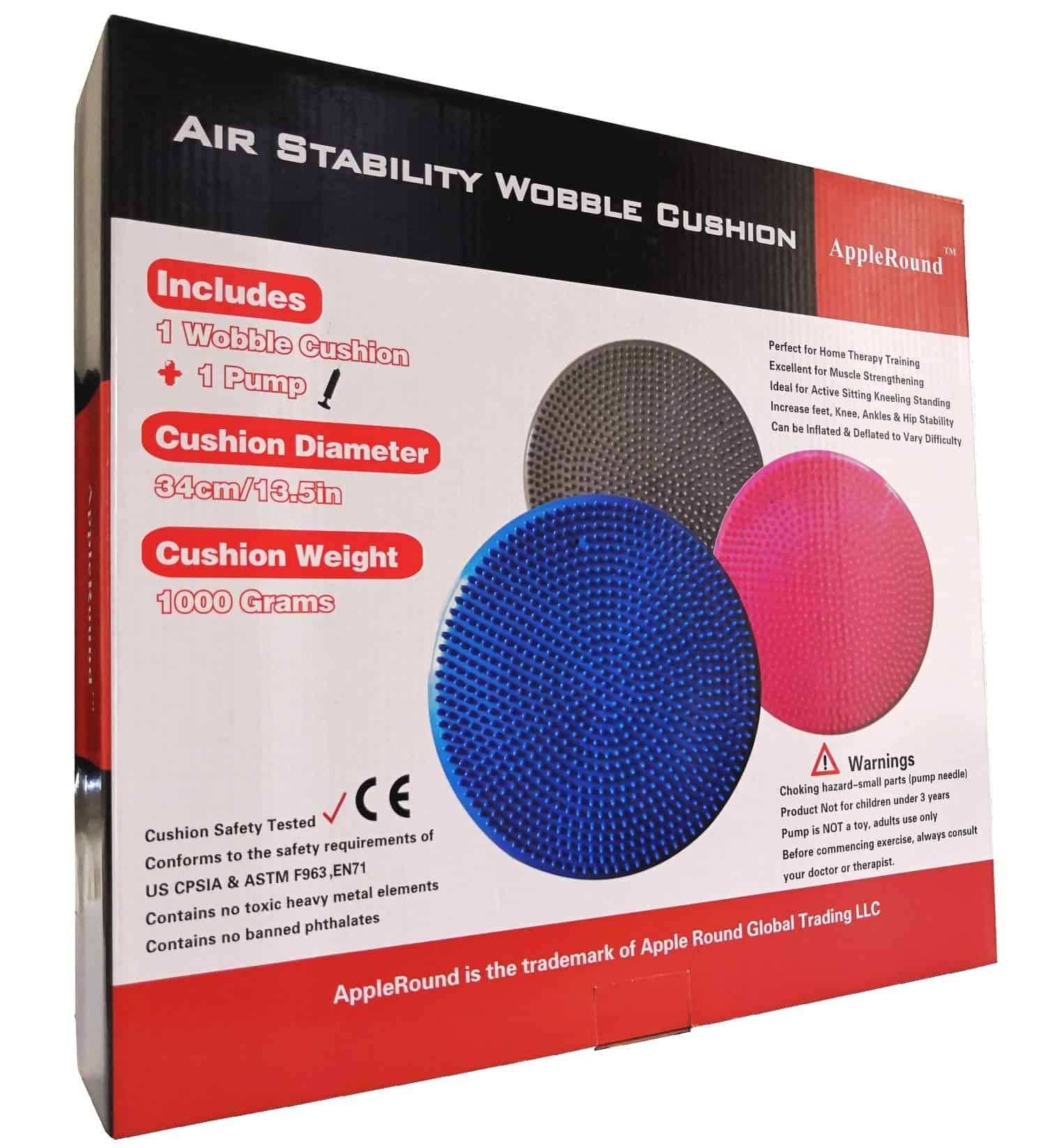 Cojín Inflable AppleRound con Bomba Manual, Tablero de - Imagen 7