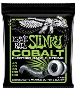 Ernie Ball Cobalt 5-String Regular Slinky Bass Strings,