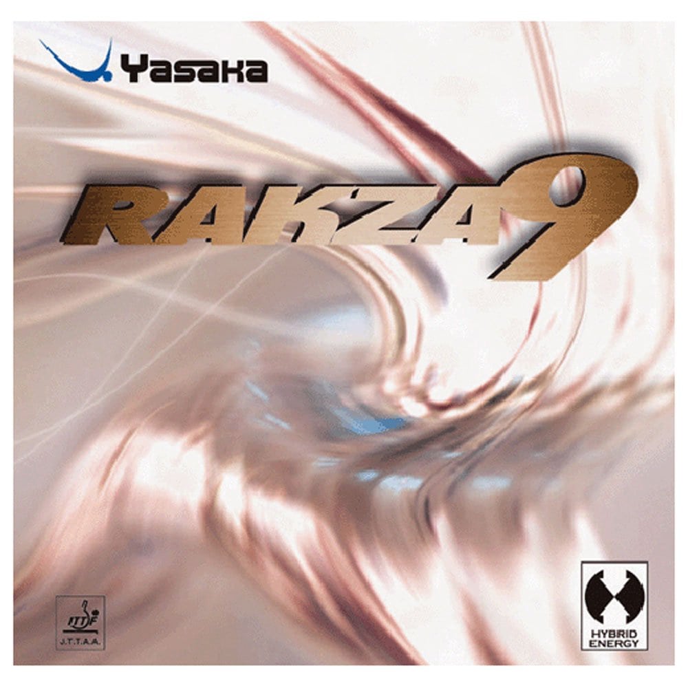 Yasaka Rakza 9 Gomas de Tenis de Mesa (Negro, 2.0 MM)