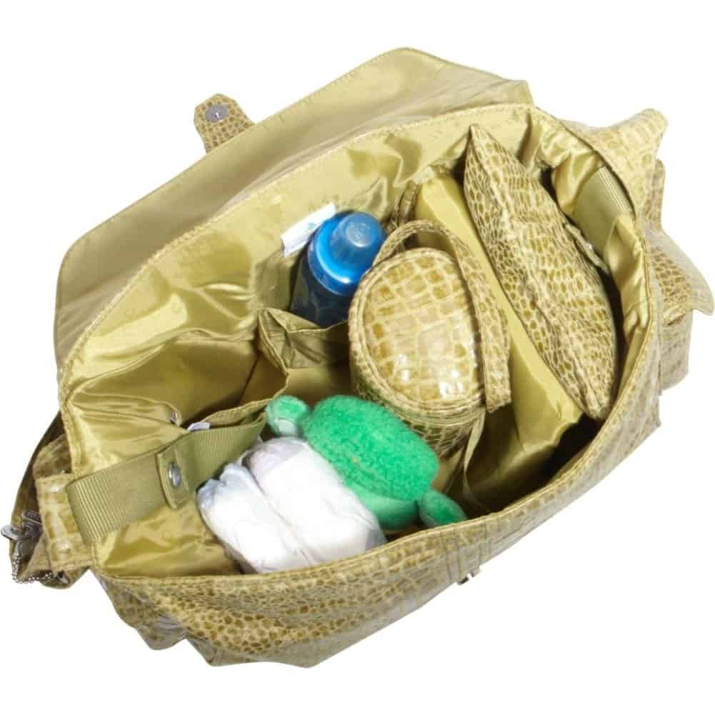 Bolso para Pañales Kalencom, Crocodile Moss - Imagen 3