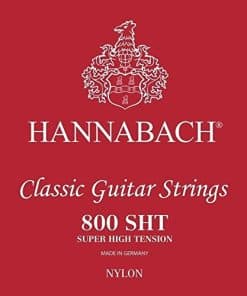 Juego de cuerdas Hannabach 652397 Serie 800 plateadas con